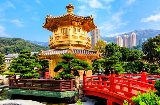 Golden Pavilion, Nan Lian Garden, Chi Lin, Hong Kong