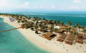 United Arab Emirates, Sir Bani Yas Island Beach Resort - Main buffet