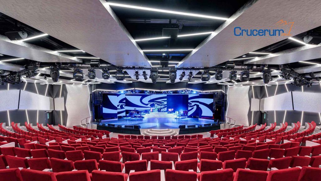 	 MSC Meraviglia teatro Broadway msc musica vuelta al mundo 2027 crucerum