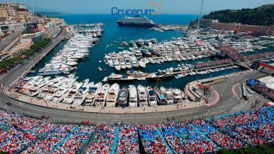 puerto de mónaco tribuna del gran prix de mónaco fórmula 1 crucerum