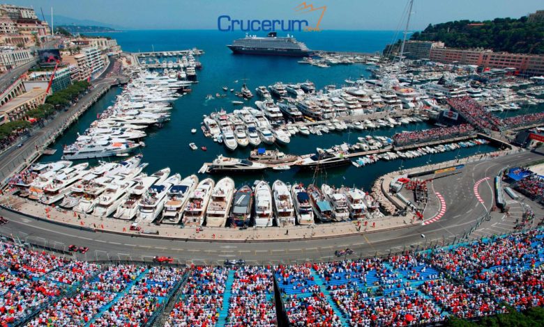 puerto de mónaco tribuna del gran prix de mónaco fórmula 1 crucerum