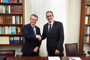 Sergio Corral fundación unicaja, Elisardo Sánchez presidente alma cruceros crucerum
