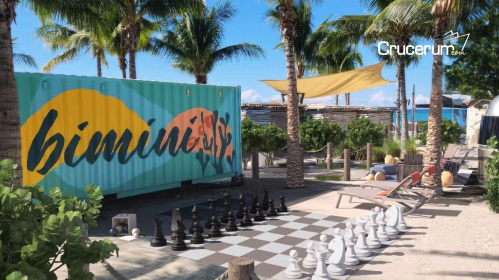 Isla bimini espacio privado de virgin voyages crucero con nicky jam crucerum