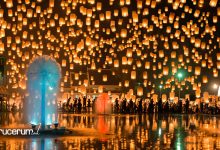 Festival de las linternas flotantes en Tailandia cruceros por asia Crucerum
