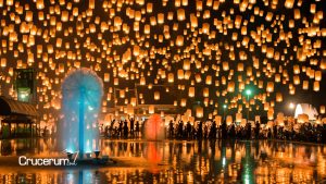Festival de las linternas flotantes en Tailandia cruceros por asia Crucerum