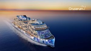 vista aerea barco norwegian luna atardecer cruceros 2026